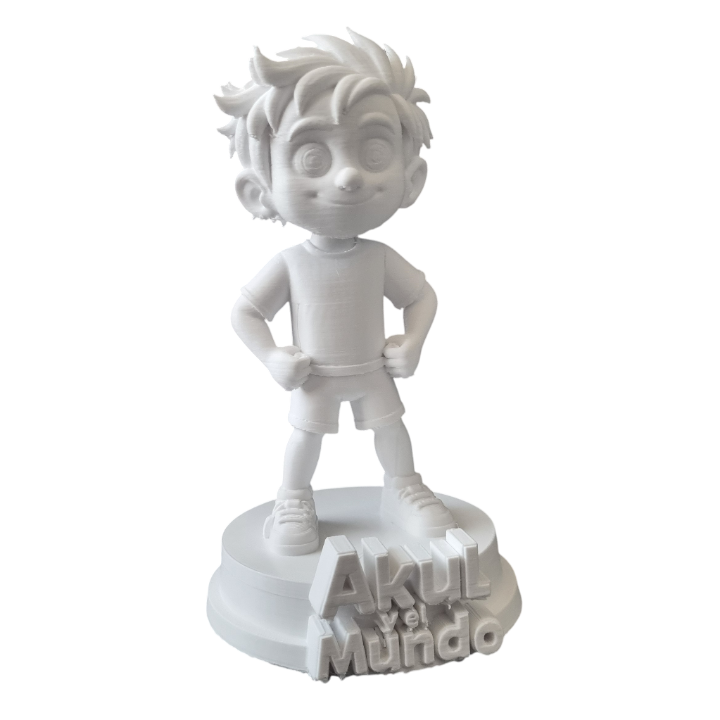 Figuras 3D de la colección “Akul y el Mundo” | Para pintar en familia  – Lukkalia