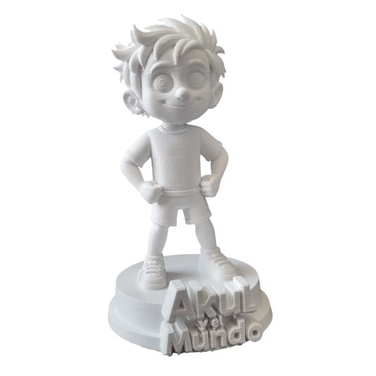 Figuras 3D de la colección “Akul y el Mundo” | Para pintar en familia  – Lukkalia